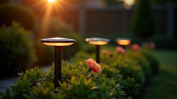 Éclairez votre jardin avec des luminaires solaires design